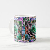 MUG STYLE ARTISTIQUE DE ROSES FLEURS (Devant gauche)