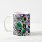 MUG STYLE ARTISTIQUE DE ROSES FLEURS (Gauche)
