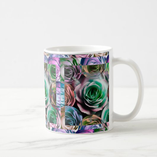 MUG STYLE ARTISTIQUE DE ROSES FLEURS (Droite)