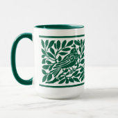 Mug Style Arts & Crafts Oiseau sur une branche  (Gauche)