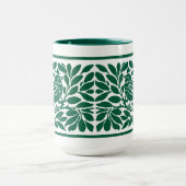 Mug Style Arts & Crafts Oiseau sur une branche  (Centre)