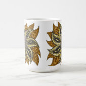 Mug Style Batik Floral Abstrait africain (Centre)