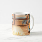 Mug Style Boho chaleureux et Abstrait (Devant droit)