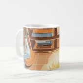 Mug Style Boho chaleureux et Abstrait (Devant gauche)