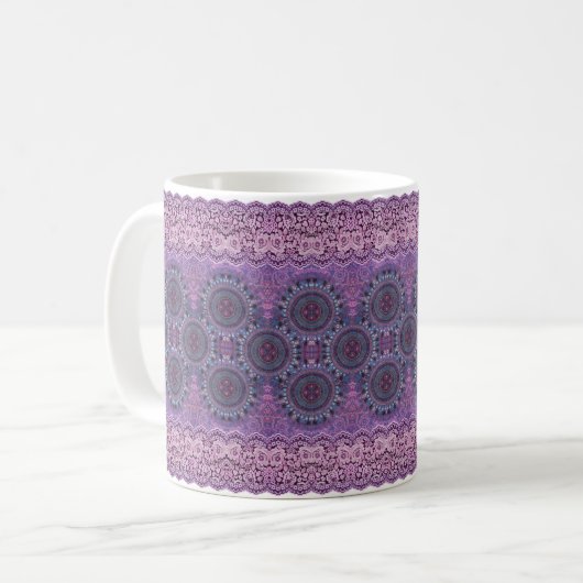 Mug Style Boho pourpre (Devant gauche)