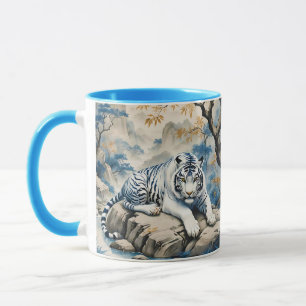 Mug Style chinois de tigre mignon Imaginaire