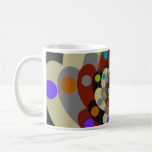 Mug Style coloré de fractale (Gauche)