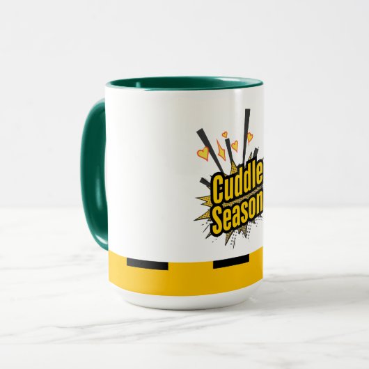 Mug Style comique de la saison des câpres (Devant gauche)