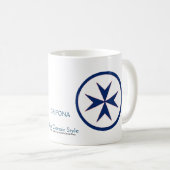 Mug Style Corsair bleu (Devant droit)