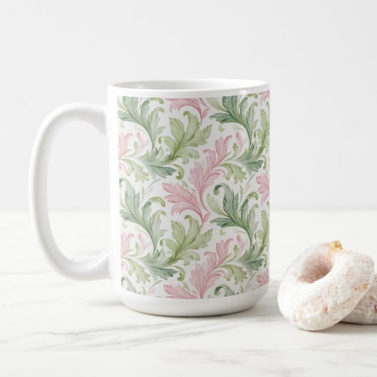 Mug Style Cottage Paisley (Avec donut)