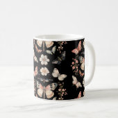 Mug Style Cottagecore Papillons Moths (Devant droit)
