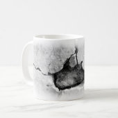 Mug Style Cracked Look Artistique Design Photo Drôle (Devant gauche)