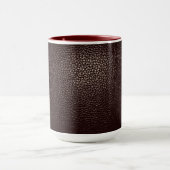 Mug Style cuir couleur vin (Centre)