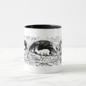 Mug Style d'Allemand de cerfs communs de la loge du (Centre)