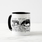 Mug Style d'Allemand de cerfs communs de la loge du (Devant gauche)