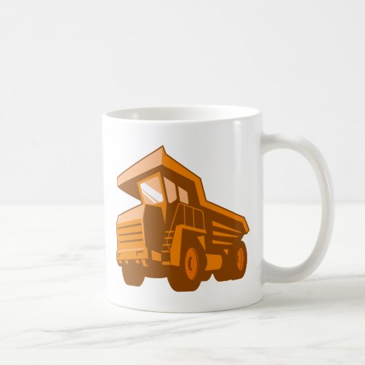 Mug style d'angle faible de camion d'extraction rétro (Droite)