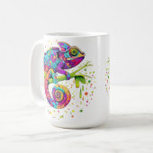 Mug Style d'aquarelle des teintures Chameleon (Devant gauche)