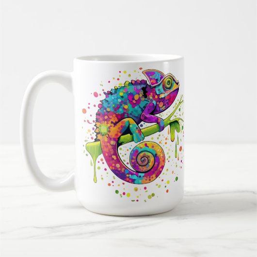 Mug Style d'aquarelle des teintures Chameleon (Gauche)