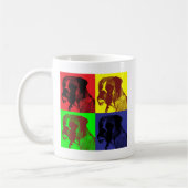 Mug Style d'art de bruit de chien de boxeur (Gauche)