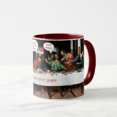 Mug Style de bandes dessinées de Jésus de joyeux (Devant droit)