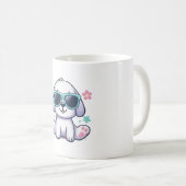 Mug Style de chien cool (Devant droit)
