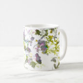 Mug Style de couleur de l'eau fleur romantique design  (Devant droit)