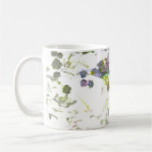 Mug Style de couleur de l'eau fleur romantique design  (Gauche)