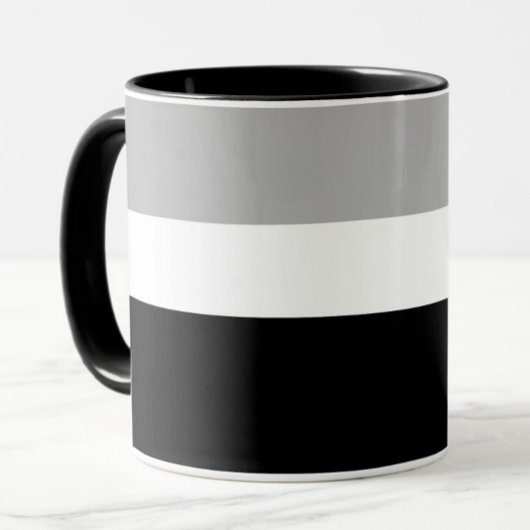 Mug Style de couleur gris blanc noir