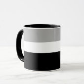 Mug Style de couleur gris blanc noir (Devant gauche)