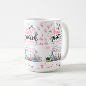 Mug style de décoration de salon de manucure (Devant droit)