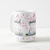 Mug style de décoration de salon de manucure (Devant gauche)