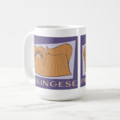 Mug Style de dessin adorable Pekingese Chien (Devant gauche)
