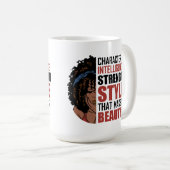 Mug Style De Force De L'Intelligence De Caractère Qui  (Devant droit)