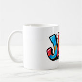 Mug Style de graffiti JAF - typographie de l'art urbai (Gauche)