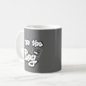 Mug Style de graffiti "je suis le roi" avec la (Devant gauche)