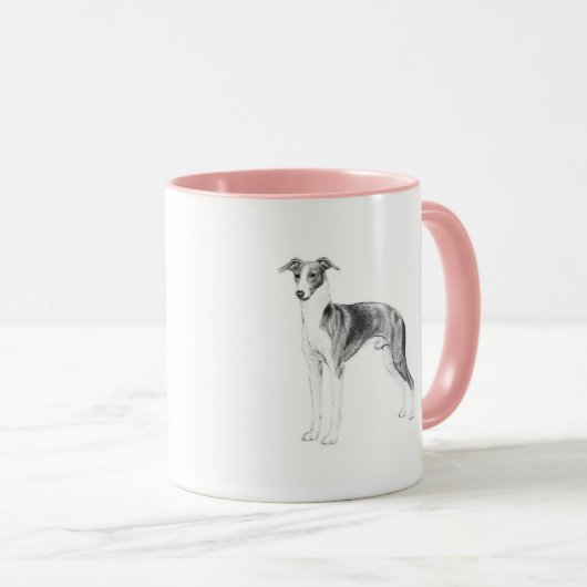 Mug Style de lévrier italien (Devant droit)