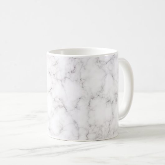 Mug Style de marbre élégant (Devant droit)