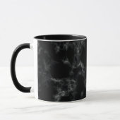 Mug Style de marbre élégant - noir (Gauche)