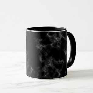 Mug Style de marbre élégant - noir