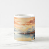 Mug Style de peinture à l'encre d'été (Centre)
