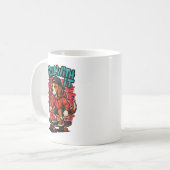 Mug Style de rue Beagle Skateboard Graffiti Art (Devant gauche)
