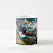 Mug Style de T-shirt majestueux Eagle Soar (Centre)