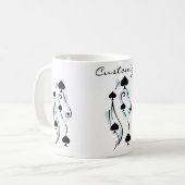 Mug Style de tatouage de Black Spins Thunder_Cove (Devant gauche)