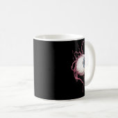 Mug Style de tatouage d'horreur graphique d'œil de mon (Devant droit)