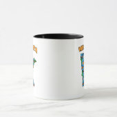Mug Style de tatouage en contour du Minnesota (Centre)