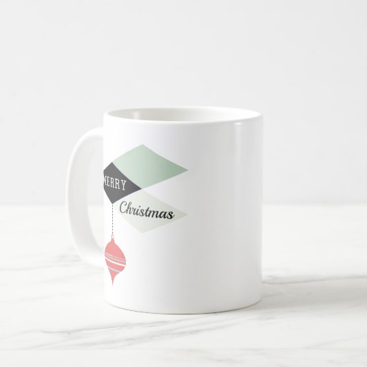 Mug Style De Vacances Moderne Du Milieu Du Siècle (Devant gauche)