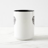 Mug Style décoratif d'éléphant (Centre)