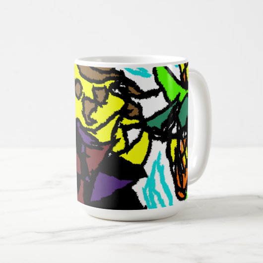 Mug Style d'écusson (Devant droit)