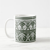 Mug Style d'origine motif de point de croix isolé blan (Gauche)