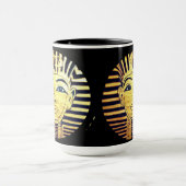 Mug Style égyptien Pharaon noir et or (Centre)